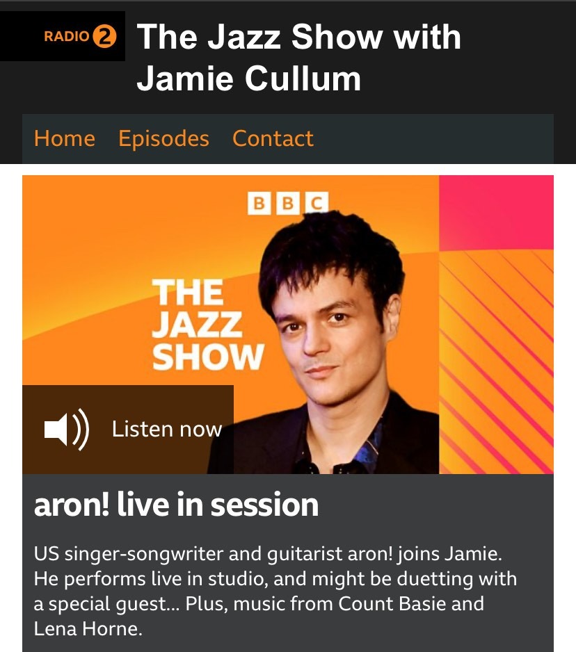 aron! on The Jazz Show with Jamie Cullum 