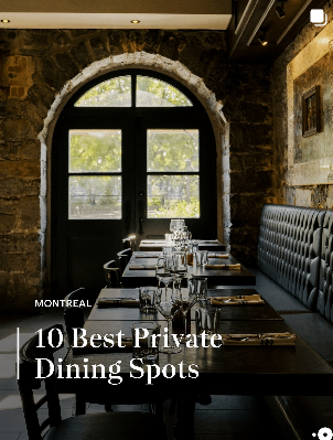 Private Dining MTL