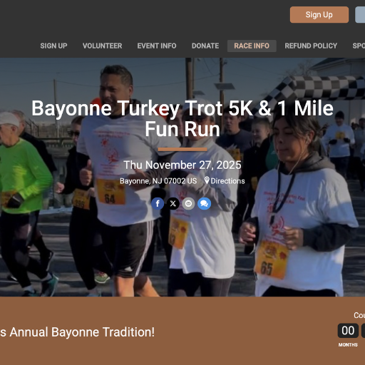 Bayonne Turkey Trot 5K & 1 Mile Fun Run