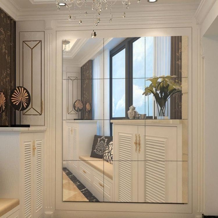 Glass mosaic wall decorative mirror tiles