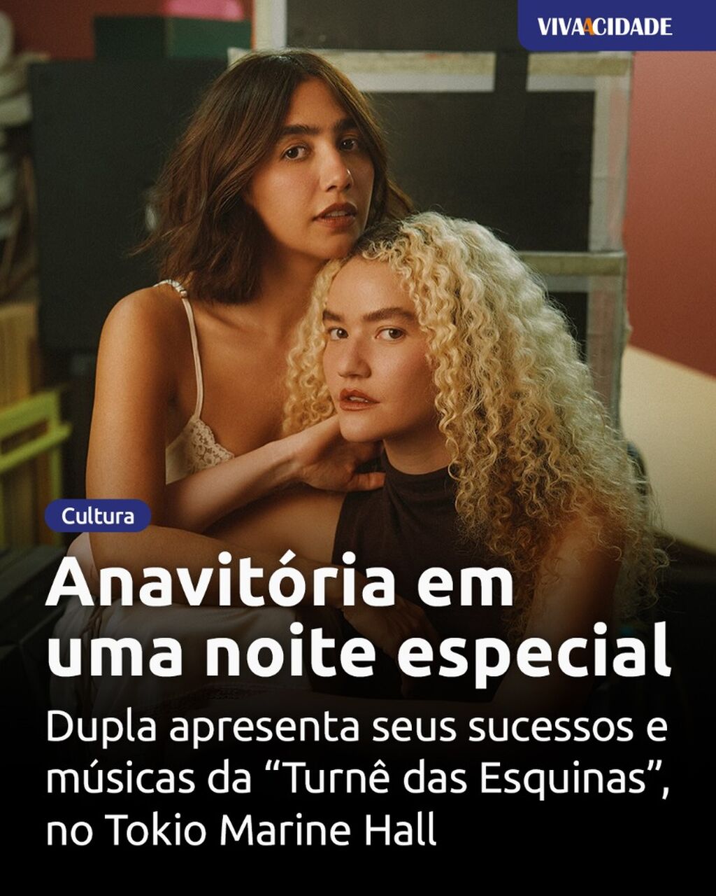 Anavit&oacute;ria em uma noite especial