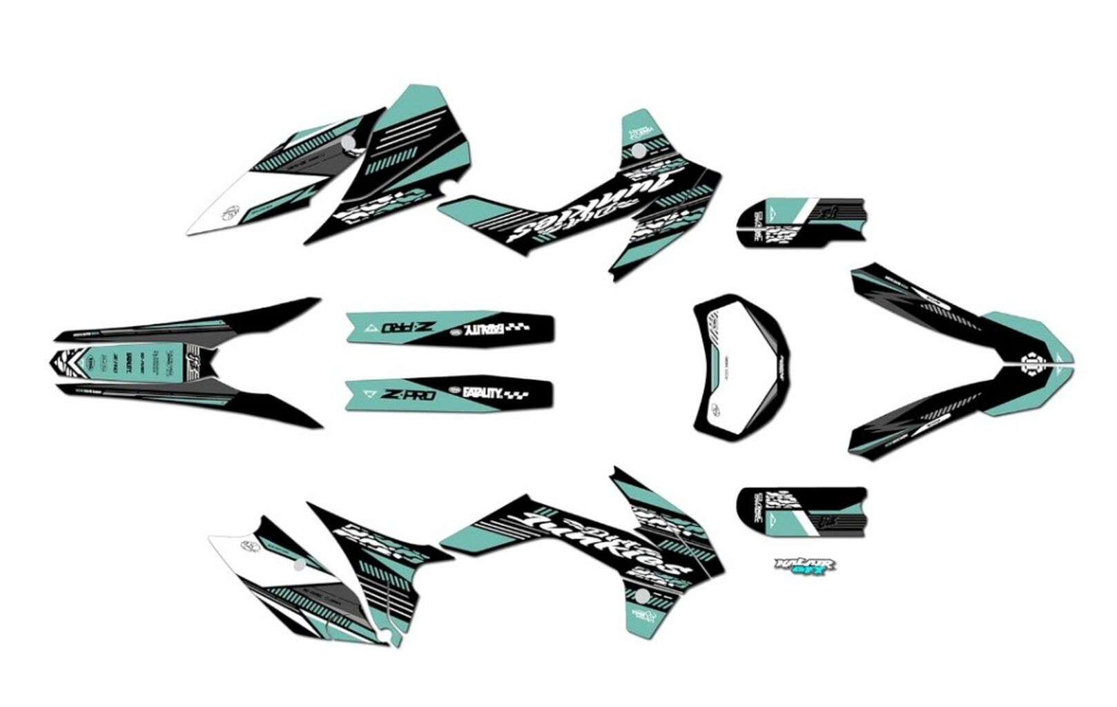Kayo K2 graphics kit 4 teal