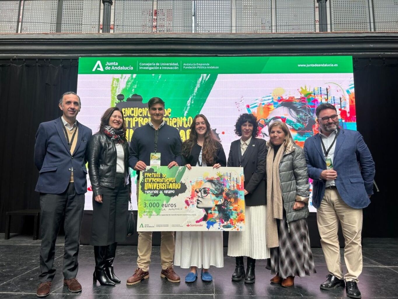 La startup M2R AGRO-FARM de la Universidad Pablo de Olavide, ganadora del I Premio de Emprendimiento Universitario 2025