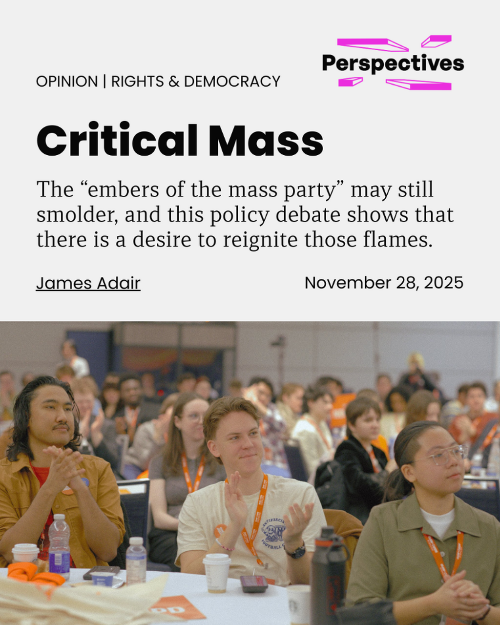 Critical Mass | Perspectives Journal