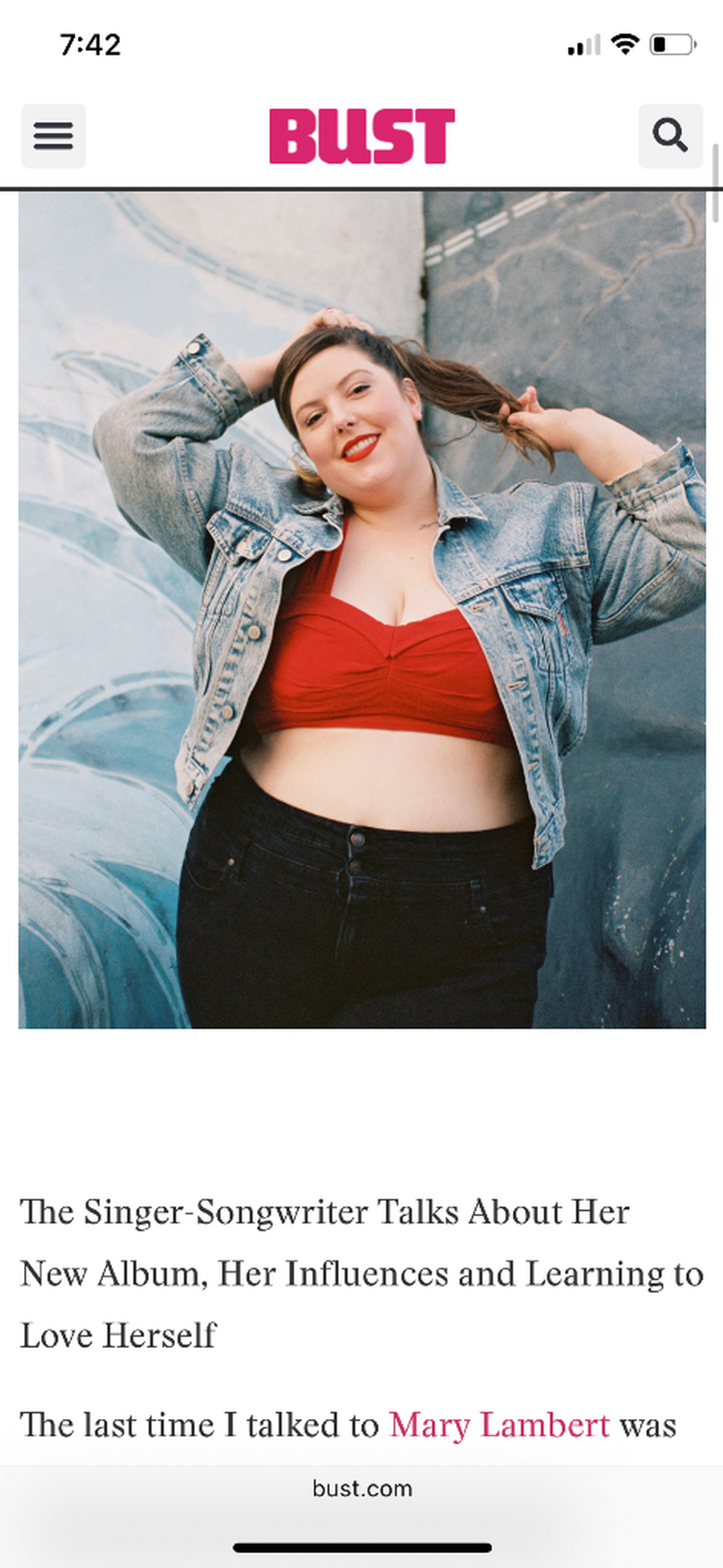 Bust interview