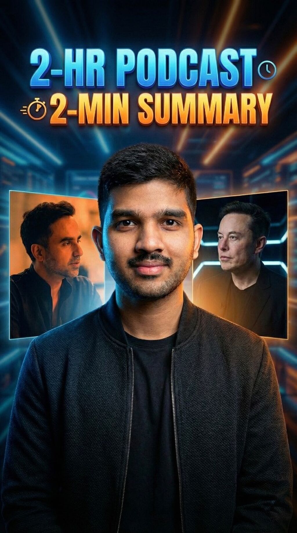 Nikhli-Musk Podcast All Links with Telugu Explaination