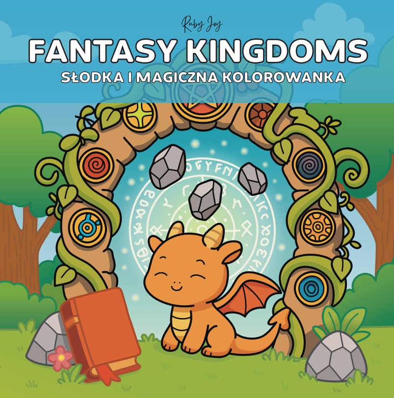 Fantasy Kingdoms: Cute and Magical Coloring Book