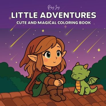 Little Adventures: Cute and Magical Coloring Book