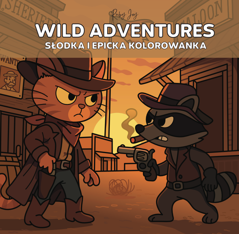 Wild Adventures: Cute and Epic Coloring Book