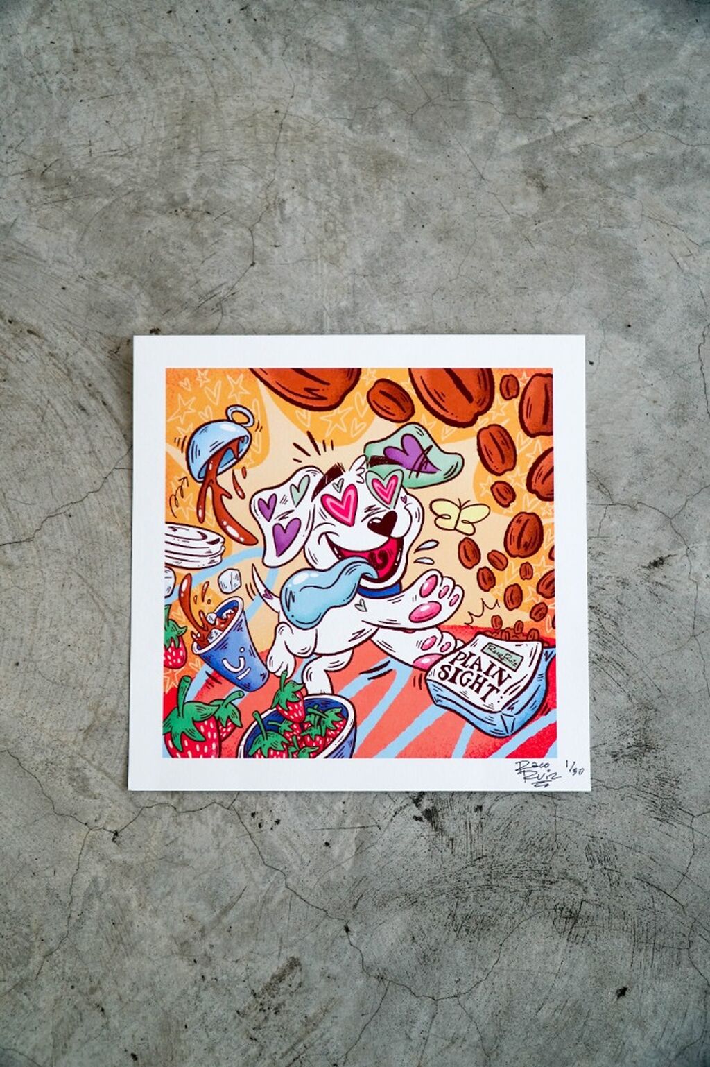 Snack Attack Art Print