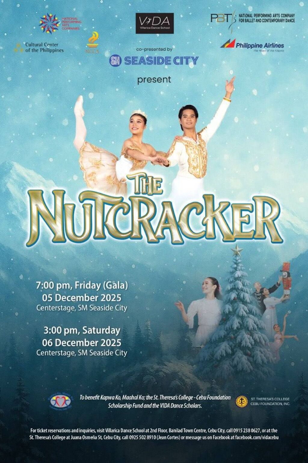 Villarica Dance School announces Philippine Ballet Theatre's The Nutcracker to take place on December 5 and 6, 2025&nbsp;
