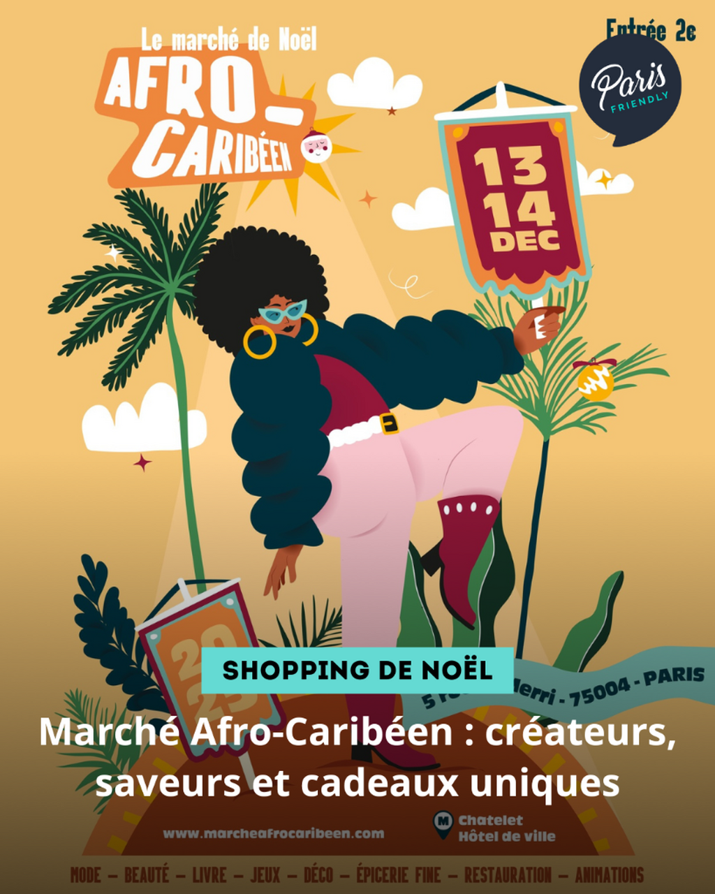 March&eacute; Afro-Carib&eacute;en : cr&eacute;ateurs, saveurs et cadeaux uniques