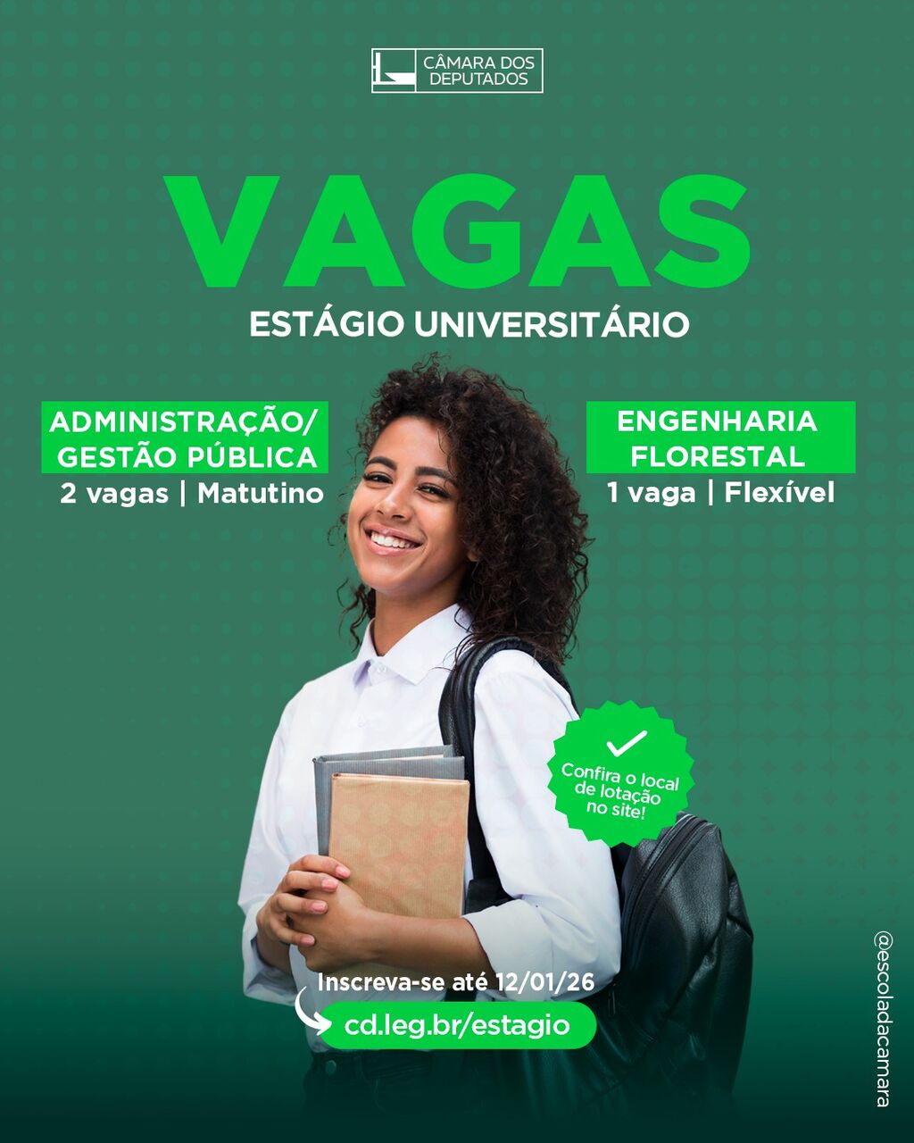 Est&aacute;gio na C&acirc;mara