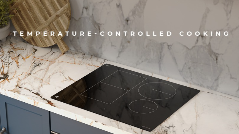 Induction Cooktop with Temperature-Controlled Cooking