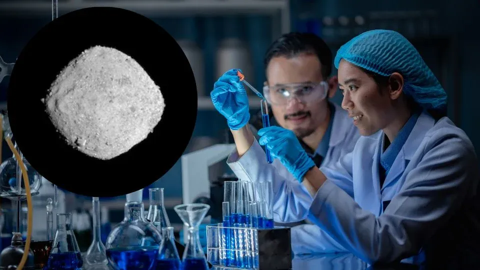 Descubren az&uacute;cares esenciales para la vida terrestre en el asteroide Bennu