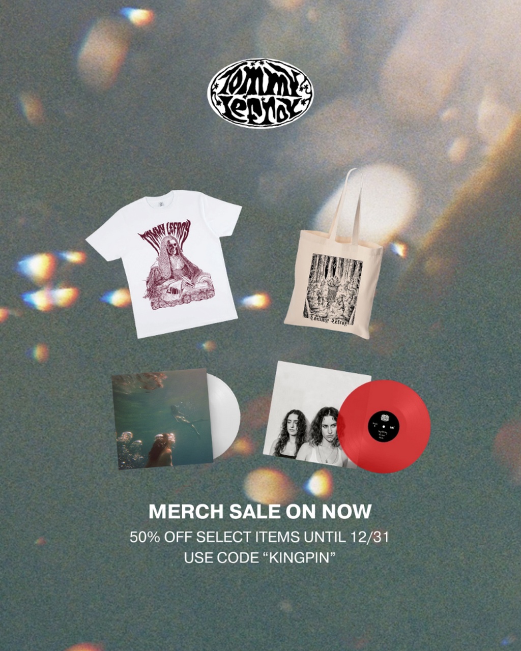 Tommy Lefroy Merch Sale!