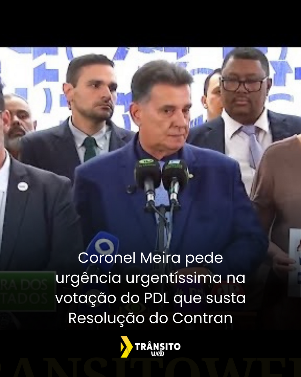 Coronel Meira pede urg&ecirc;ncia urgent&iacute;ssima na vota&ccedil;&atilde;o do PDL que susta Resolu&ccedil;&atilde;o do Contran