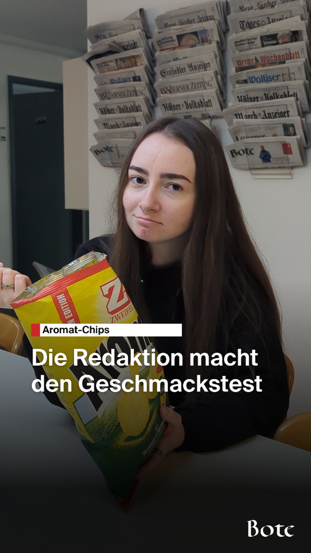 Geschmackstest Aromat-Chips