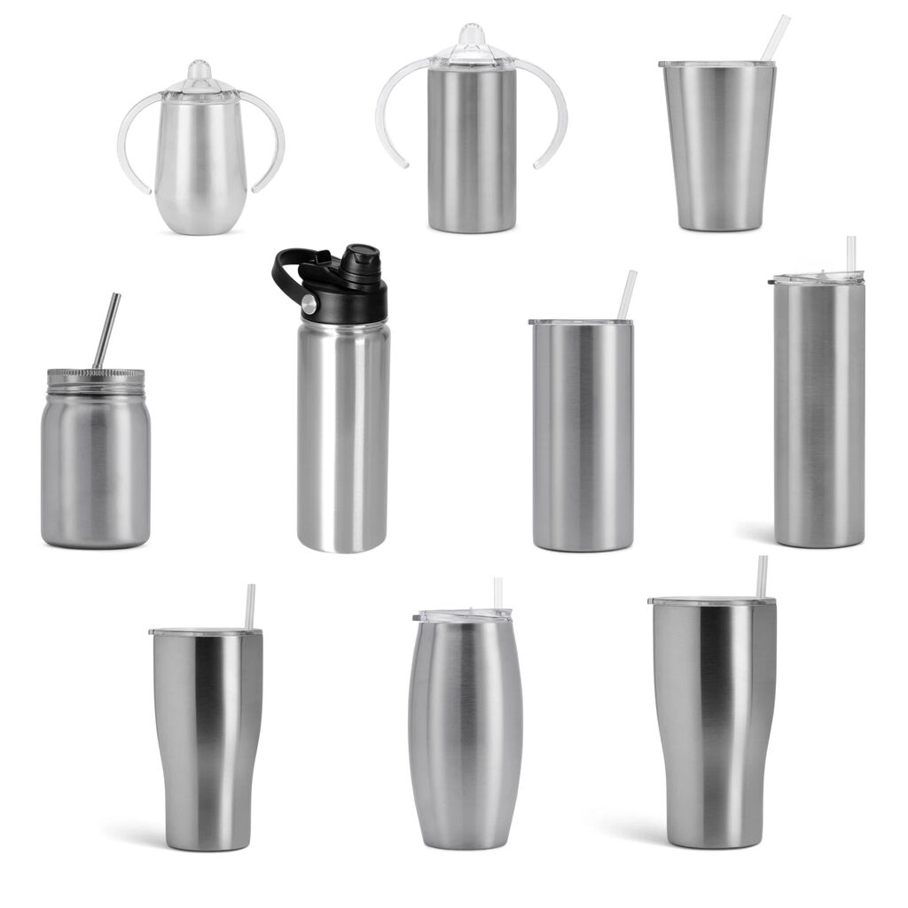 Stainless Steel Tumbler Practice Cup 10-Pack