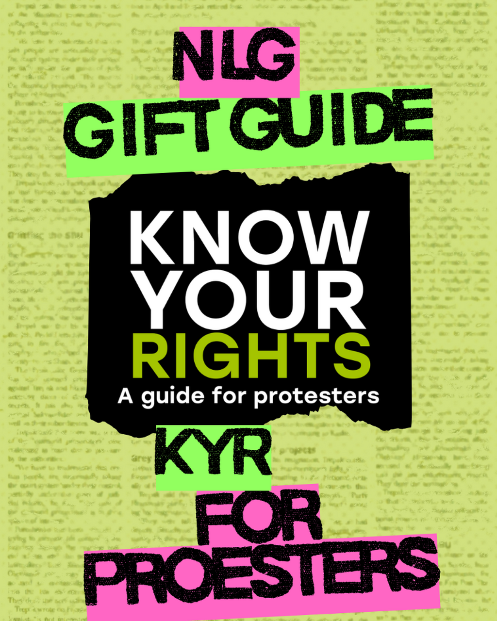 Get Your KYR For Protesters Booklet Here!