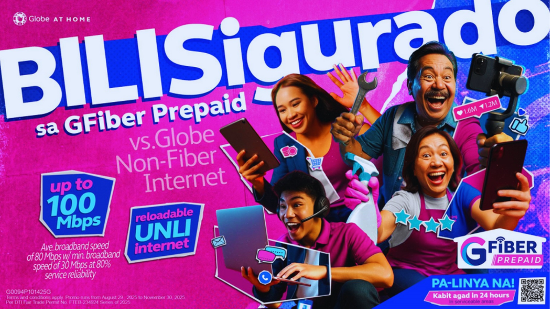Globe&rsquo;s GFiber Prepaid Surges to 700K Users, Redefines Home Connectivity for Filipino Families