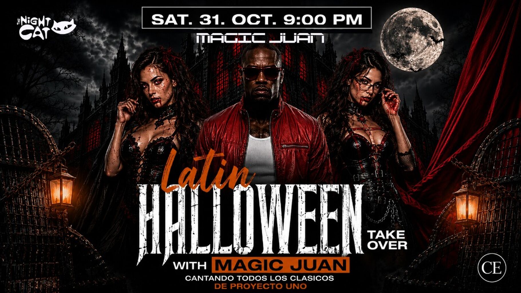 30 oct -  Latin Halloween Takeover with Magic Juan ( MEL )