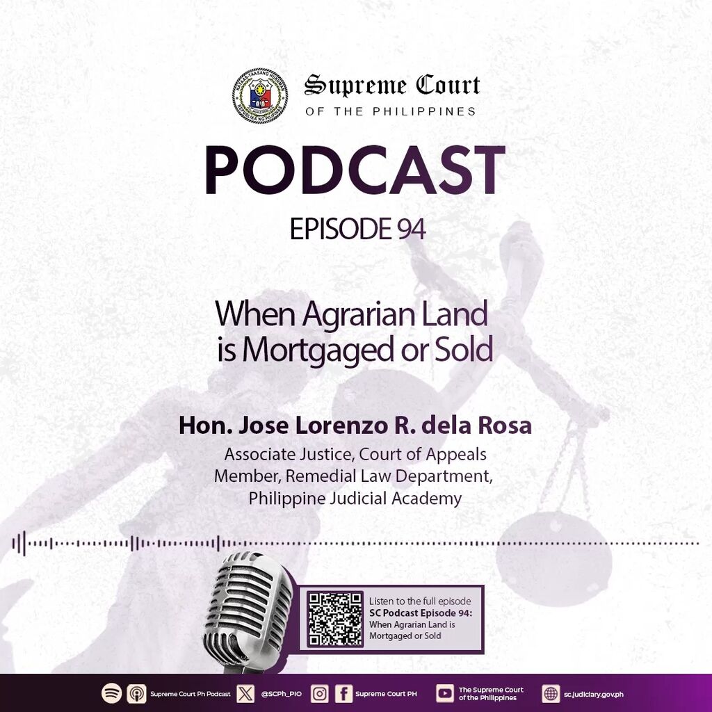 EPISODE 94: When Agrarian Land is Mortgaged or Sold