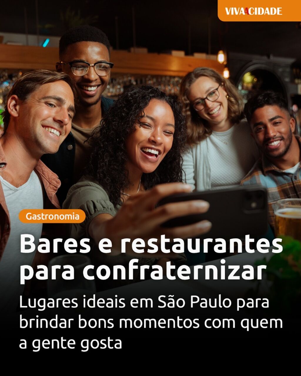 Bares e restaurantes para confraternizar
