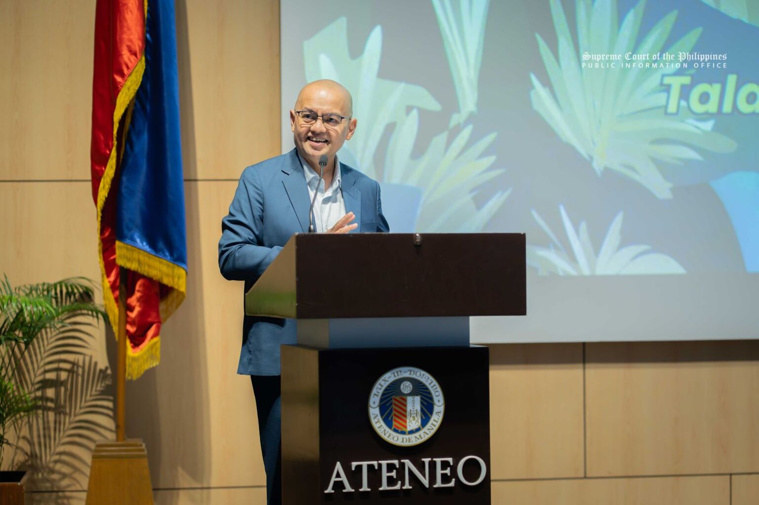 Senior Associate Justice Leonen Urges College Students to Advocate for Indigenous Peoples&rsquo; Rights