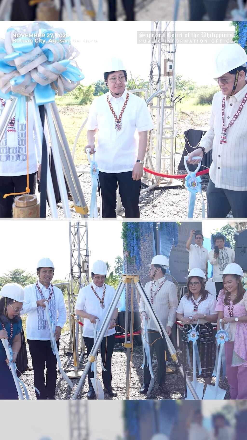 Justice Hernando leads groundbreaking of New Butuan City Judicial Complex