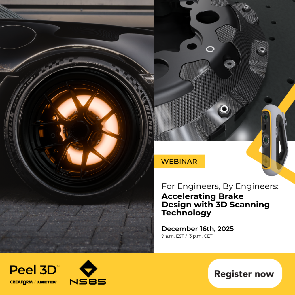 Webinar: Accelerating Brake Design with 3D Scanning Technology