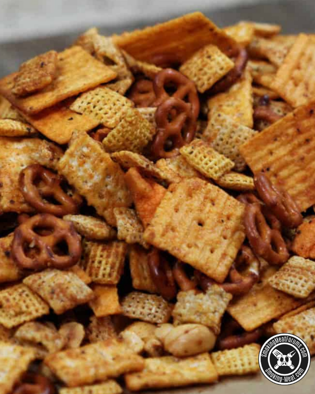 Recipe: The Ultimate Smoked Chex Mix