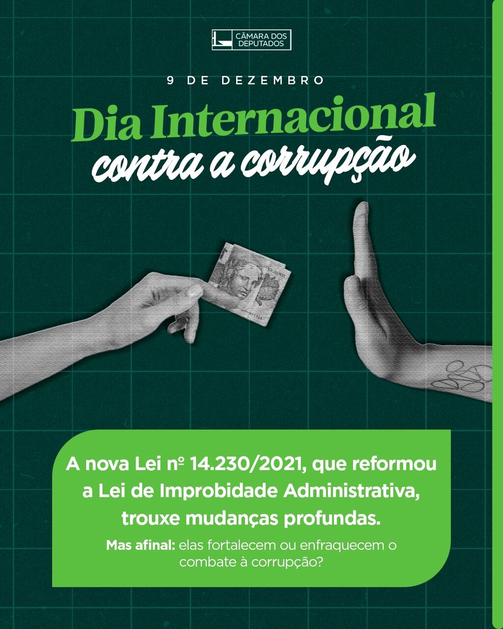Dia nacional contra a corrup&ccedil;&atilde;o