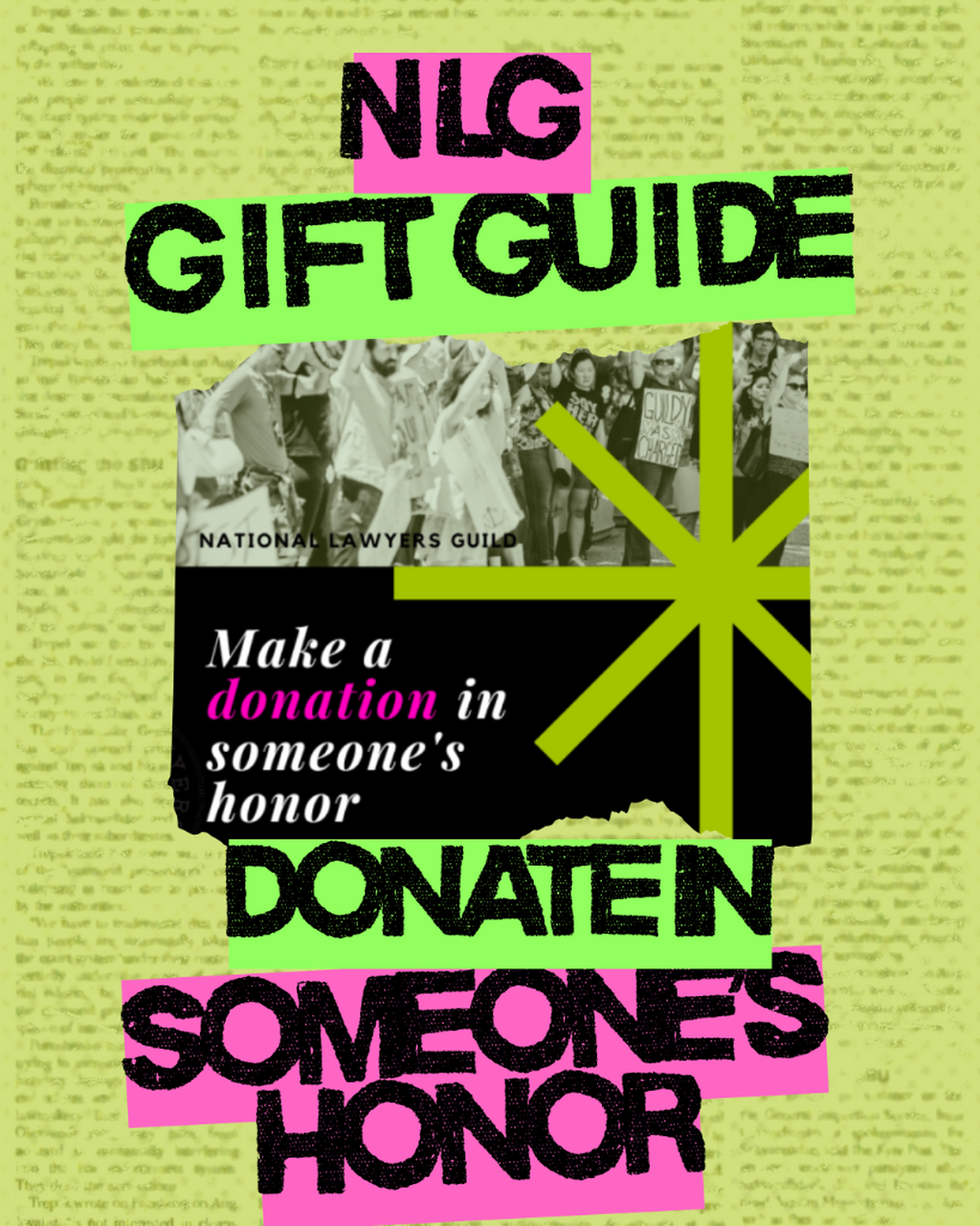 Donate to the NLG in Someone's Honor!