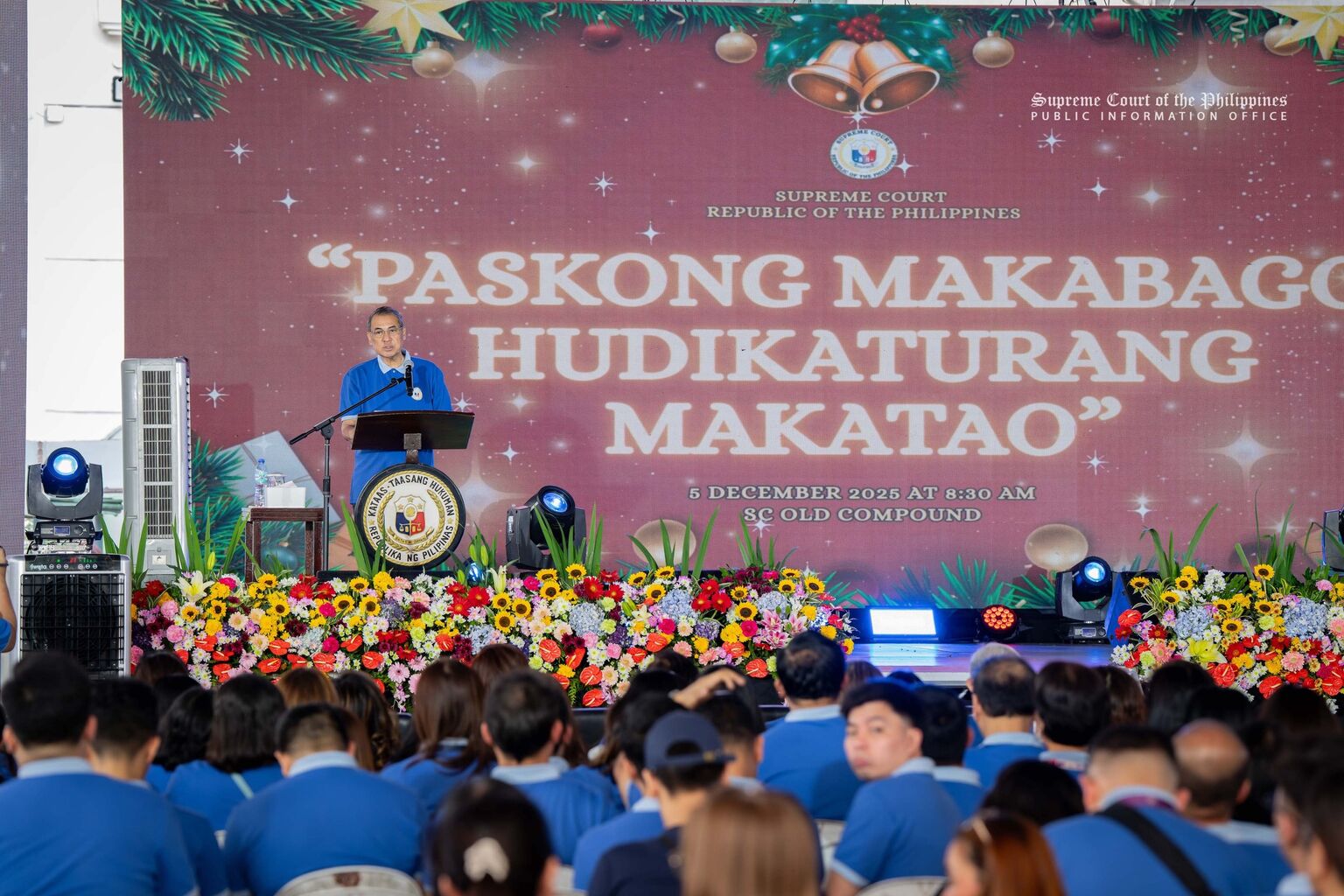 Chief Justice Gesmundo Delivers Final Christmas Message to SC Community, Expresses Gratitude and Hope for the Judiciary&rsquo;s Future