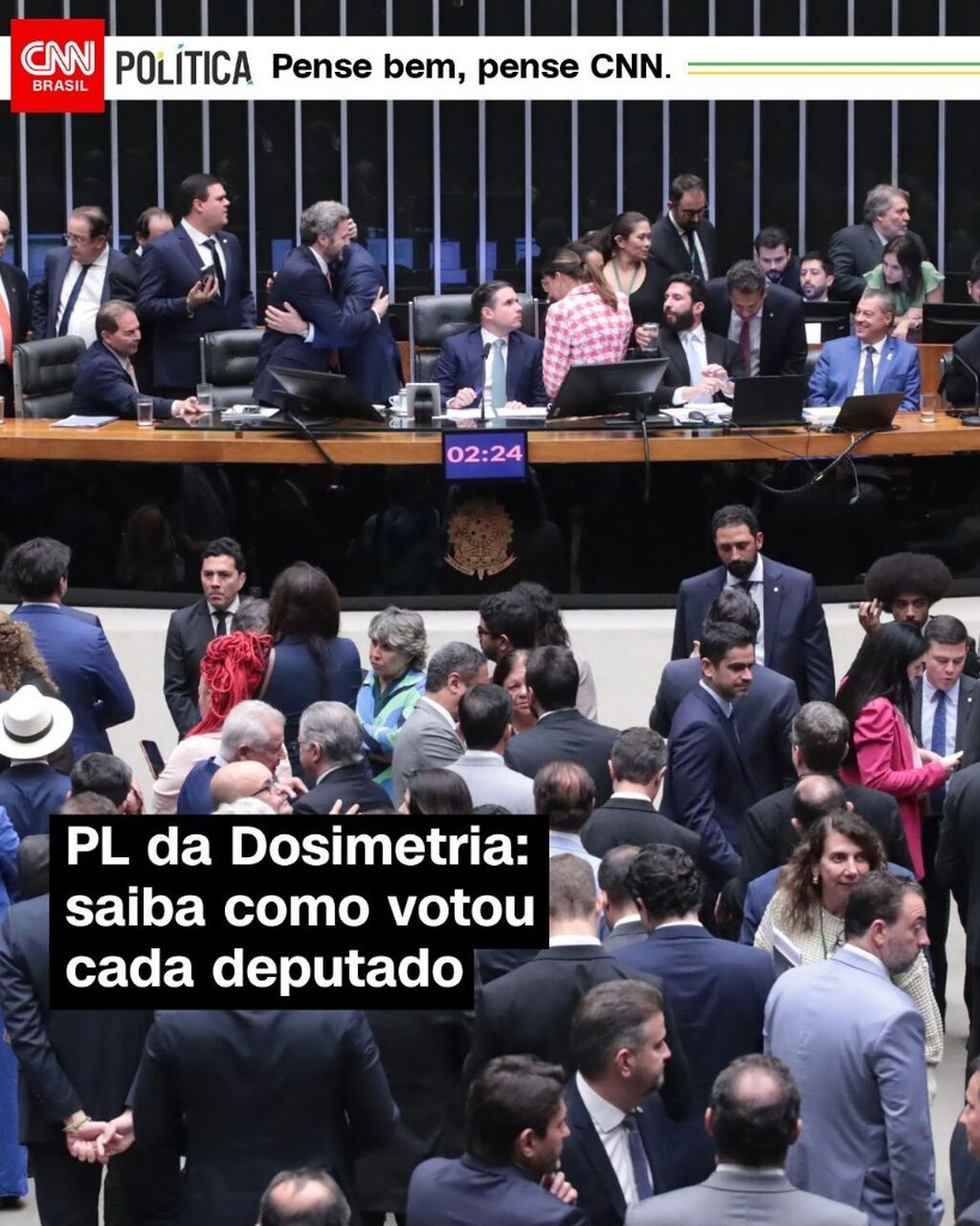 PL da Dosimetria: saiba como votou cada deputado