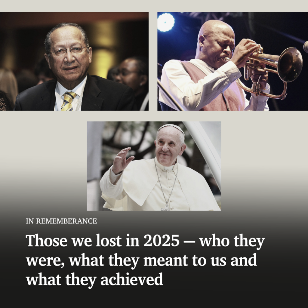 Those we lost in 2025 &mdash; who they were, what they meant to us and what they achieved