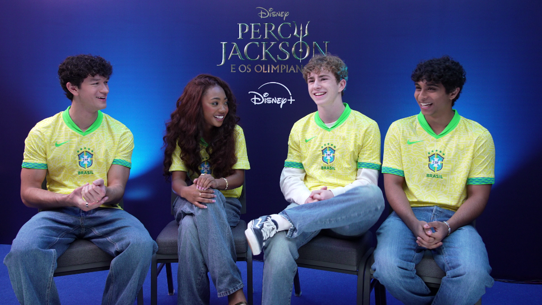 Entrevista com elenco de "Percy Jackson e os Olimpianos"
