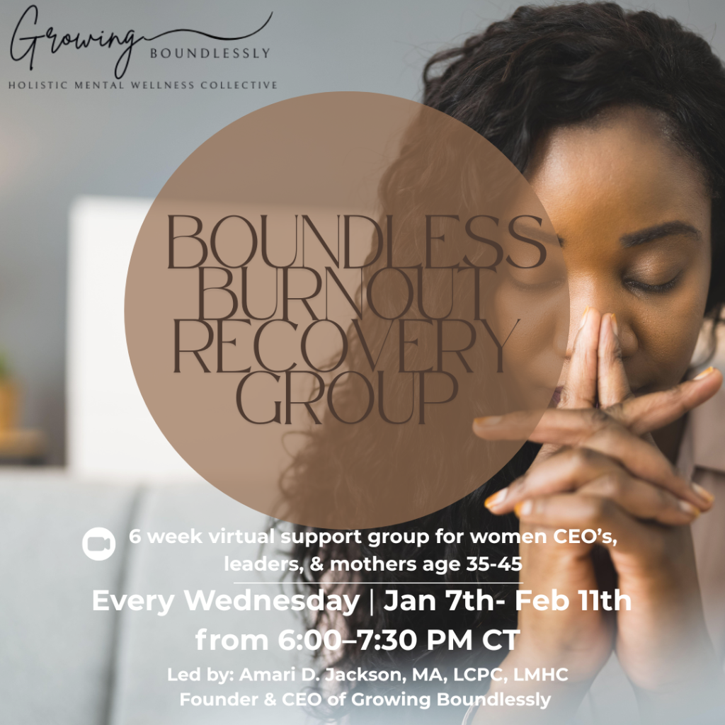 Boundless Burnout Recovery Support Group