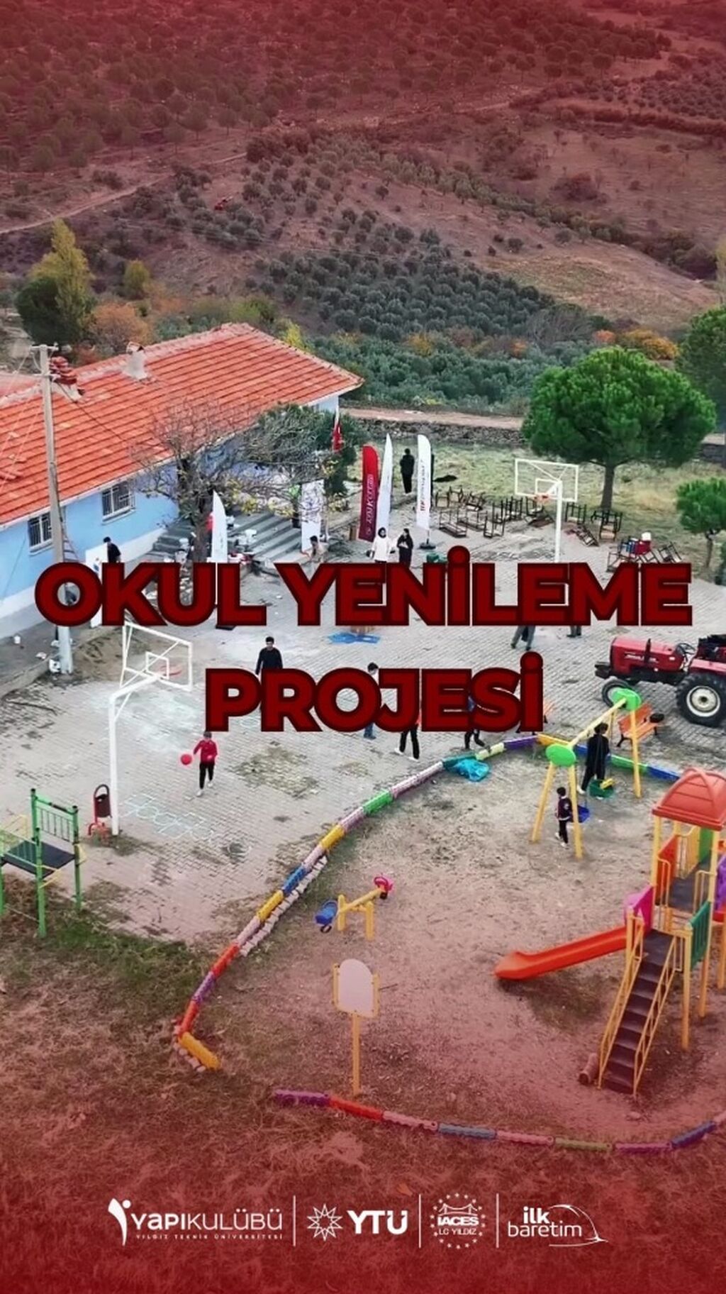 YT&Uuml; YAPI KUL&Uuml;B&Uuml; İLK BARETİM&rsquo;25 K&Ouml;Y OKULU YENİLEME PROJESİ