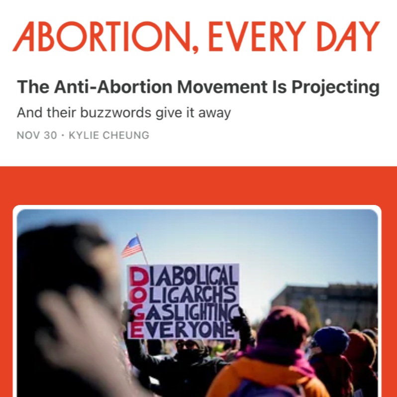 The Anti-Abortion Movement Is Projecting
