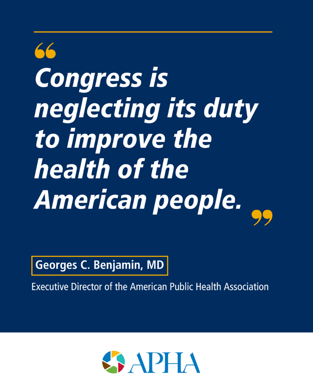 APHA Statement on ACA Subsidies
