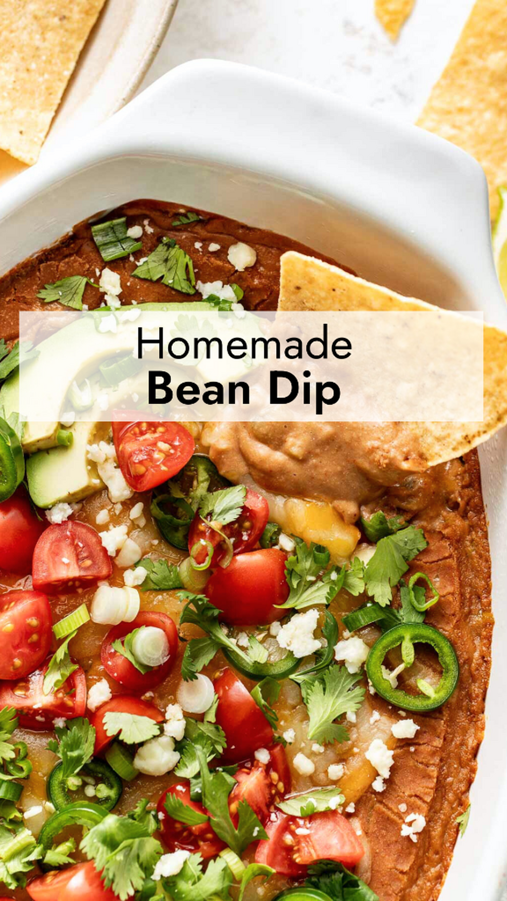 Homemade Bean Dip