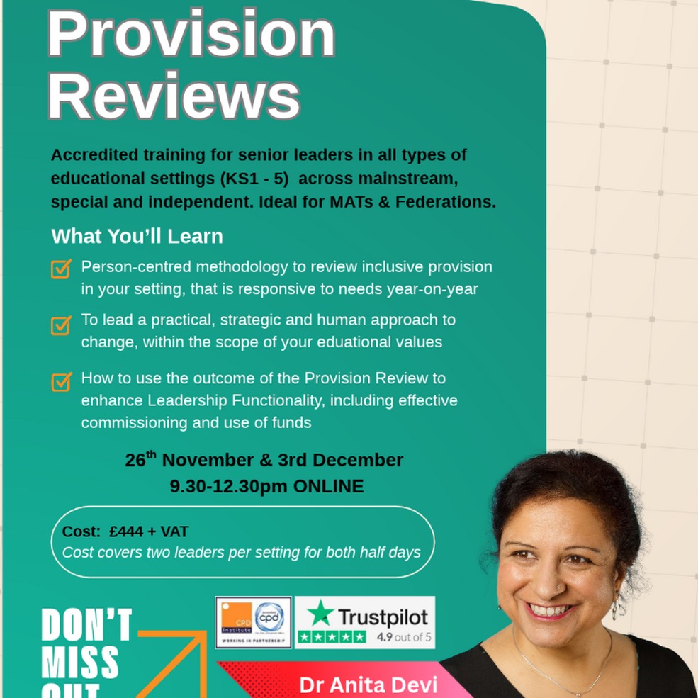 Provision Reviews - Final Training Session