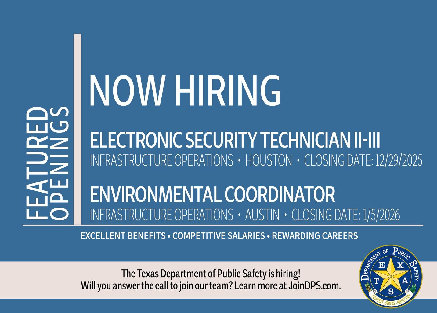 Texas Department of Public Safety Careers