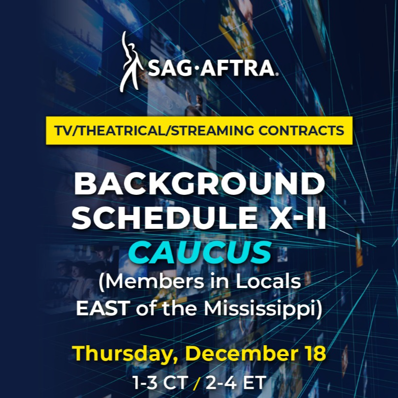 TV/Theatrical/Streaming National Background Caucus - Members in Locals East of the Mississippi