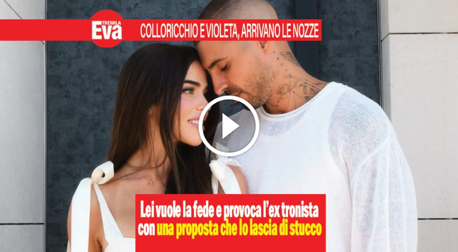 Fabio Colloricchio e Violeta Mangri&ntilde;an, incredibile proposta