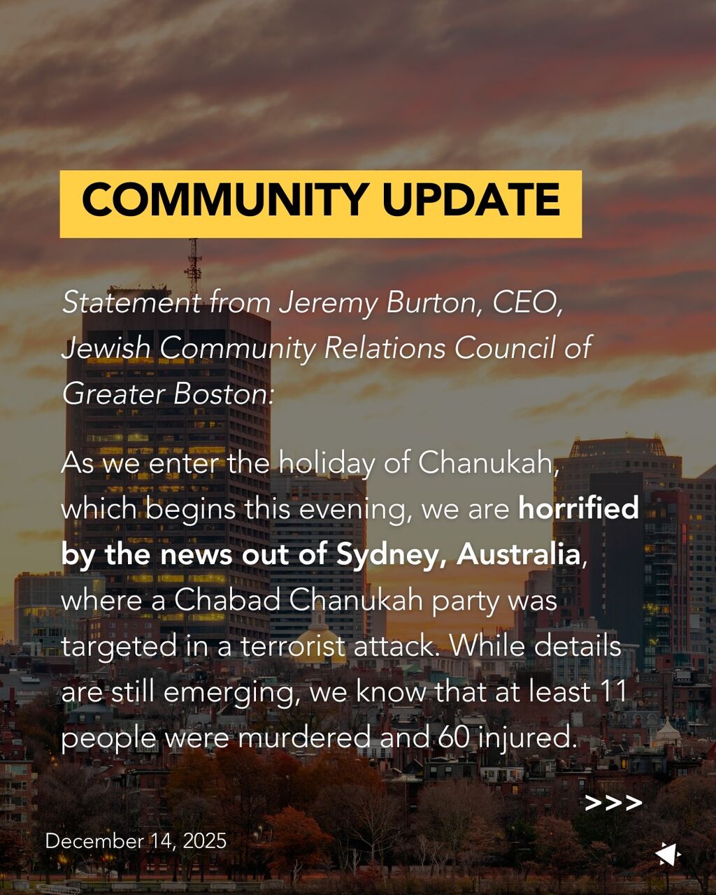 A Message on Sydney