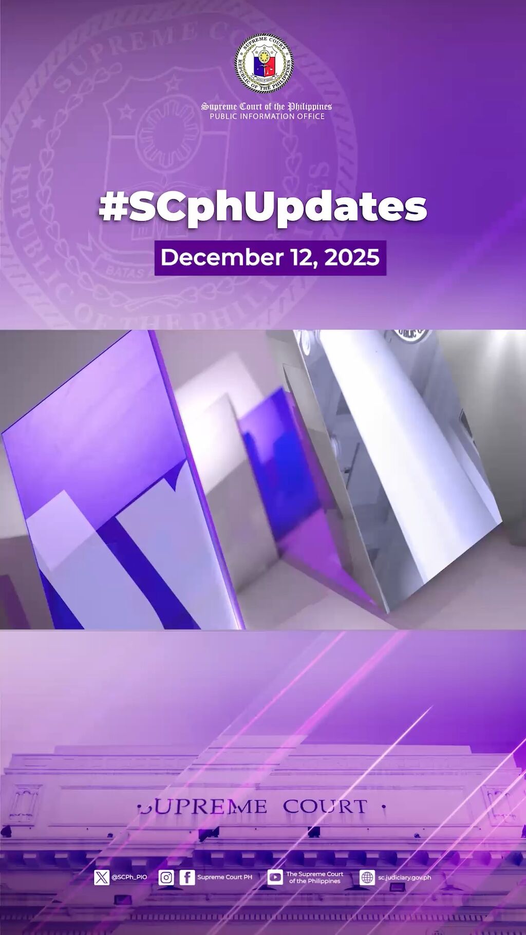 #SCphUpdates December 12, 2025