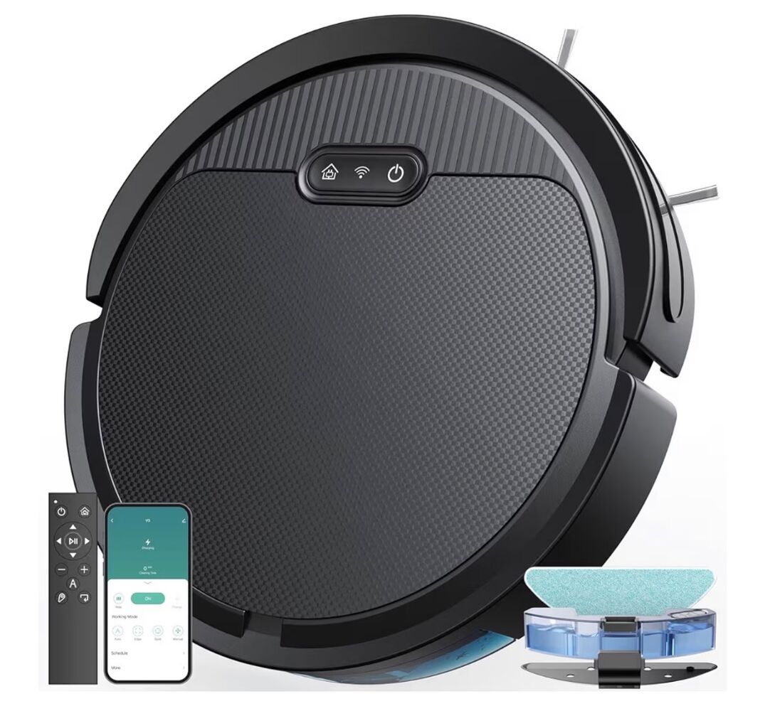 V3 Robot Vacuum and Mop, 3 in 1 Combo For just $77.99! Code:HGPOM7H5